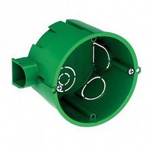коробка монтажная для сплошных стен 68(65)X45, зеленая |  код. IMT35100 |  Schneider Electric