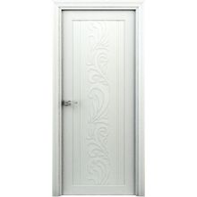 Межкомнатная ламинированная дверь Танго жасмин белый глухая