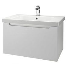 Dreja Тумба с раковиной Color 75 белый глянец