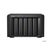 Synology DiskStation DS1513+ DC2,13GhzCPU 2Gb DDR3 RAID0,1,10,5,5+spare,6 up to 5hot plug HDDs SATA(3,5 or 2,5) (up to 15 with 2xDX510 6xUSB 2eSATA 4GigEth iSCSI 1xIPcam(up to 20) 1xPS p n: DS1513+