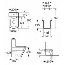 Унитаз-компакт Roca Hall 342629000