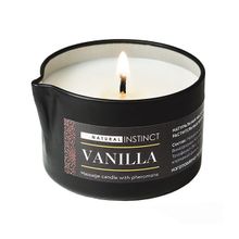 Массажная свеча Ваниль с феромонами Парфюм престиж М Natural Instinct Vanilla 70мл