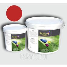 Резиновая краска для бетона Rezolux Universal  14 кг  ярко-красная 3020