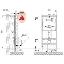 Инсталляция Roca Active WC ПЭК (893100010) в комплекте с унитазом Roca Mateo микролифт