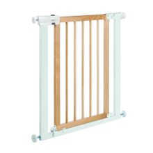 Ворота безопасности Safety 1st Easy Close Wood&Metal (73-80 см) цвет белый натуральное дерево