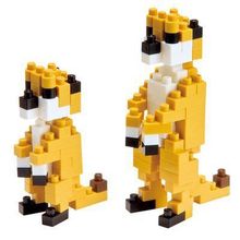 Мини-конструктор Nanoblock (Наноблок) Сурикаты, 150 элементов