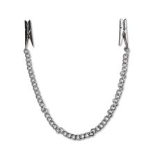 Цепочка с зажимами-прищепками для сосков Nipple Chain Clips Серебристый