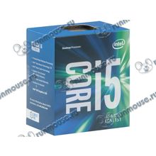 Процессор Intel "Core i5-6600" (3.30ГГц, 4x256КБ+6МБ, EM64T, GPU) Socket1151 (Box) (ret) [135283]