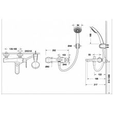 Смеситель для ванны Bravat Flow F671105C-B