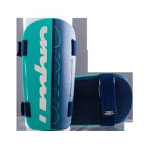 Umbro Щитки футбольные Veloce Slip 20813U, т.син. зел. белый