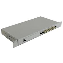 Коммутационная панель   Sonatel  MOCK-1-16-LC-C   Patch Panel ВО 19" 1U, 16port LC, укомплектованная (16x pigtail MM 50 125 OM3)