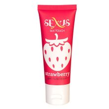 Sexus Увлажняющая гель-смазка с ароматом клубники Silk Touch Strawberry - 50 мл.