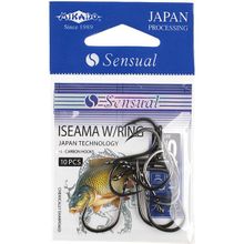 Крючки Mikado SENSUAL - ISEAMA W RING № 8 BN (с ушком) ( 10 шт.)