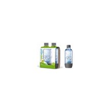 Комплект бутылок Sodastream Twin Pack пластиковые, серые, 2 x 1 л.