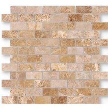 Мозаика Карамелле Pietrine Emperador Light POL чип 23x48х4 29,8х29,8