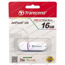 Флешка 16 Gb Transcend JetFlash 330 White