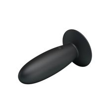 Baile Анальная пробка с вибрацией Butt Plug Massager - 11 см. (черный)