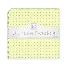 SwaddleDesigns Fresh Pastel Polka Dots киви
