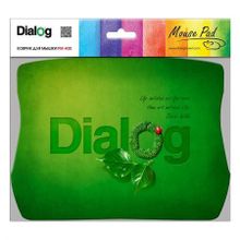 Коврик для мыши Dialog PM-H20 Green с рисунком, зелёный