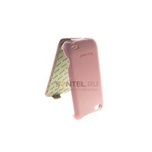 Чехол-книжка STL для HTC One V розовый