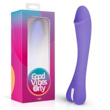 EDC Фиолетовый вибратор для G-стимуляции Gili G-Spot Vibrator - 22 см. (фиолетовый)