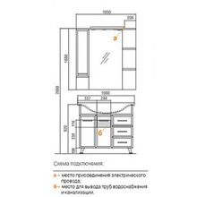 Мебель для ванной Акватон Эмили 100 L