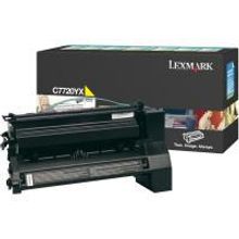 Тонер-картридж LEXMARK C772 (жёлтый, 15 000 стр, RP) C7720YX