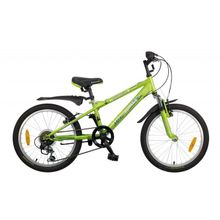 NOVATRACK Extreme (6ск,аморт.вилка,торм.Vbr, Shimano RS35 TY21 SG-6SI)(X44120-К, колесо 20", зеленый)