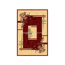 Люберецкий ковер Супер акварель 98501-33 бордовый, 3 x 6