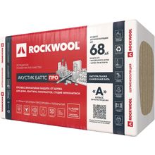 Rockwool Акустик Баттс Про КС 0.6 м*1 м 50 мм