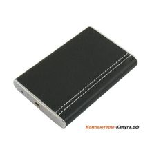 Мобил рек Orient 2506U2, for SATA 2.5 HDD, USB 2.0,отделка черной кожей, ret