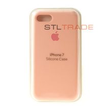 накладка Silicone Case для iPhone 7 8 4,7 бледно-розовая