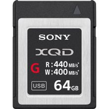 Карта памяти Sony QD-G64E XQD 64GB серия G 440 400MB s  QDG64E