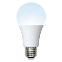 Uniel Лампа светодиодная Uniel E27 10W 4000K матовая LED-A60-10W NW E27 FR 12-24V PLO55WH UL-00002381 ID - 234455