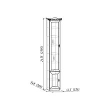ПМ: Глазов Montpellier Шкаф для книг 7