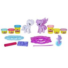 PLAY-DOH (Hasbro) Hasbro Play-Doh B9717 Набор Пластилина "Твайлайт и Рарити" B9717