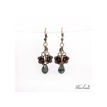 Сережки "полевые цветы"