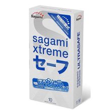 Презервативы с двойным количеством смазки Sagami Xtreme Ultrasafe 10шт
