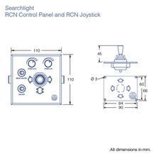 DHR Прожектор поисковый DHR 220RCN 220RCN220 230 В 300 Вт 131000 кд дальность до 345 м без элементов управления