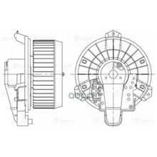 Э Вентилятор Отоп. Для А М Toyota Camry (07-) Rav 4 (06-) Lexus Rx 350 (09-) (Auto A C) Toyota Camry (07-) Highlander (08-) Lexus Rx 350 (09-) LUZAR арт. LFH1918