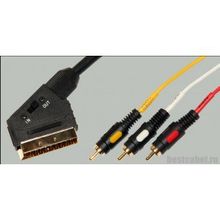 Кабель Scart -3RCA Premier 5-117 5