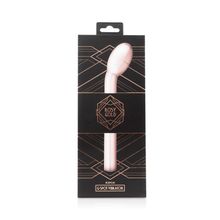 Золотистый вибратор для G-стимуляции Rosy Gold G-spot Vibrator - 22 см. (187814)