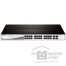 D-Link DGS-1210-28 F1A Настраиваемый коммутатор WebSmart с 24 портами 10 100 1000Base-T и 4 портами 1000Base-X SFP