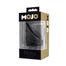 Черное эрекционное кольцо Mojo Molto (244870)