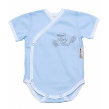 Lucky Child с коротким рукавом голубое Ангелочки