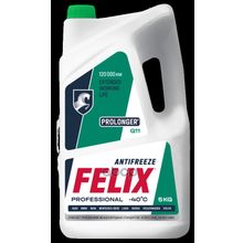 Жидкость Охлаждающая  Антифриз 5кг Зеленый Felix Prolonger G11 (-40) Felix арт. 430206031