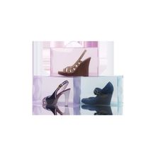 Разноцветные коробки для женской обуви,3 шт. в упак. Размеры: 29.5см x 9.5см x 18см