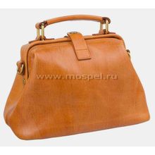 Сумка саквояж горчица W0013