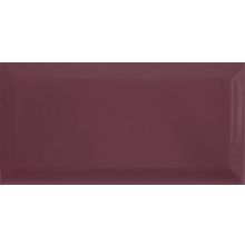 Керамическая плитка Fabresa Violetta Biselado Bx Rojo Burdeos настенная 10х20