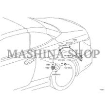 Защелка тросика открывание лючка бензобака Toyota Versa